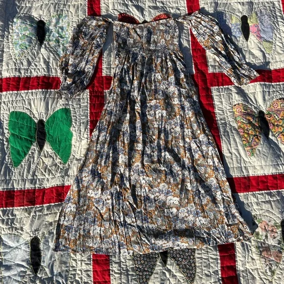 Floral Off the Shoulder Maternity Dress - Picture 2 of 5